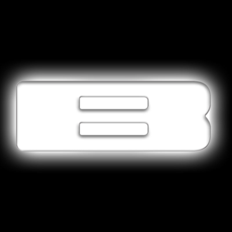 ORACLE Lighting Universal Illuminated LED Letter Badges - Matte Wht Surface Finish - B ORACLE Lighting Light Accessories and Wiring