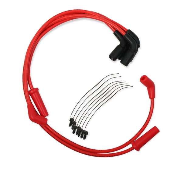 Custom Wire Set - 2017-up Harley Davidson Touring - 8mm - Red 171116-R ACCEL Autoparts