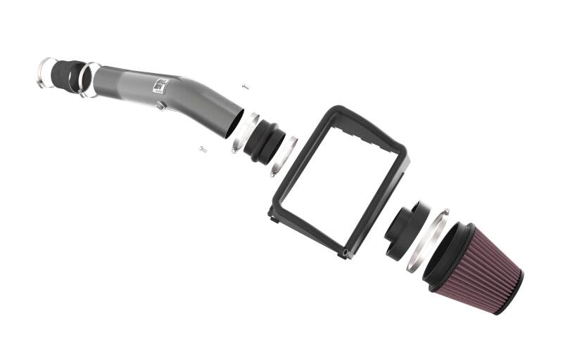 K&N 18-24 Ford F150 3.3L V6 Performance Air Intake System w/ Red Air Filter K&N Engineering Cold Air Intakes