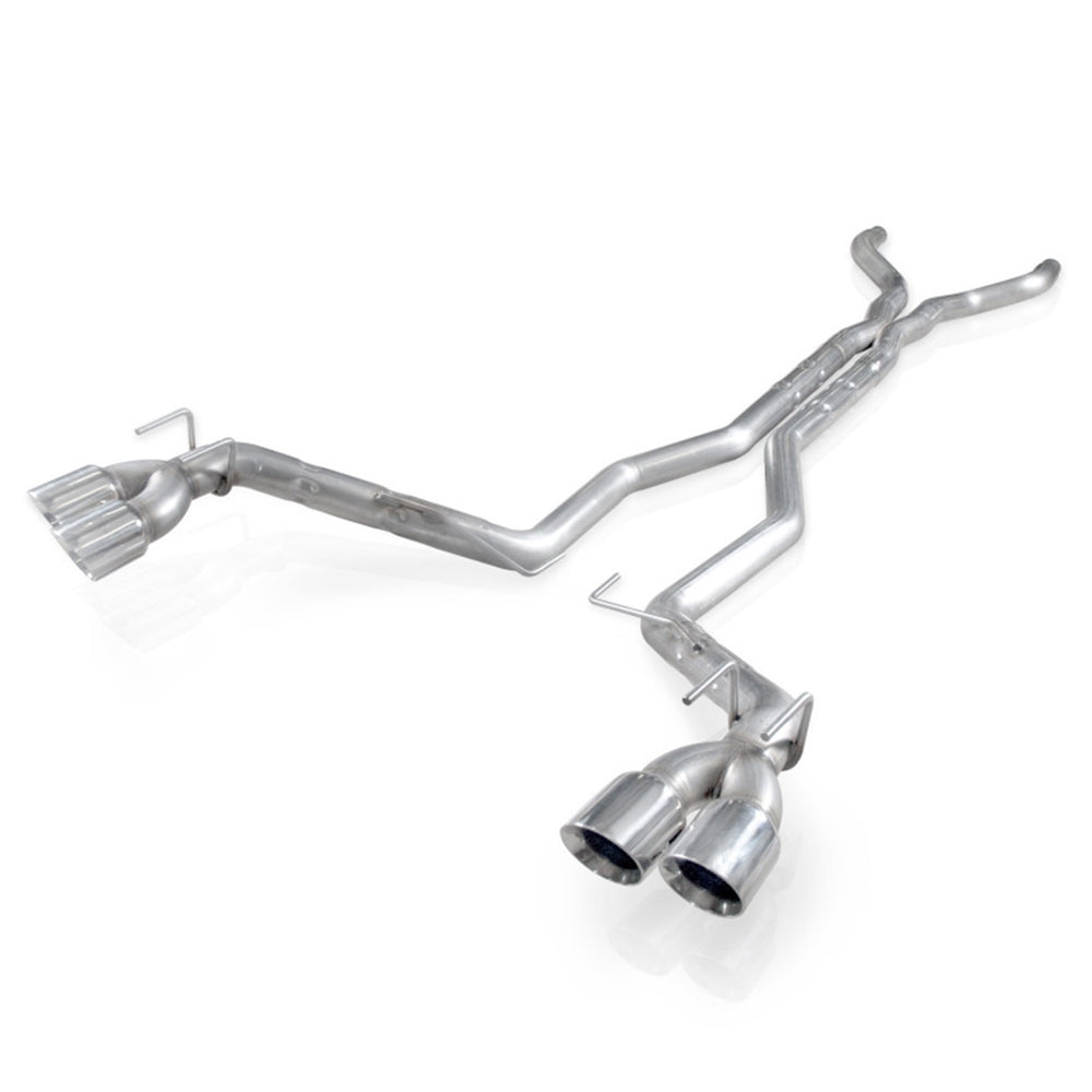 Stainless Works 2012-15 Camaro ZL1 6.2L 3in Catback Dual Chambered Exhaust X-Pipe Quad Tips CA12CB