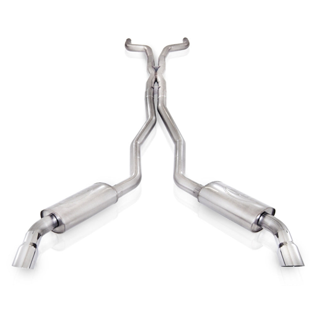 Stainless Works 2010-15 Camaro 6.2L 3in Exhaust X-Pipe Chambered Turbo Mufflers Polished Tips CA10CBC