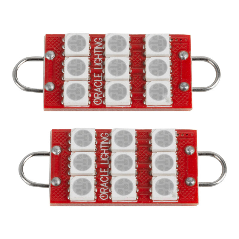 Oracle 44MM 6 LED 3 Chip - Loop Festoon Bulbs (Pair) - Purple - UV/Purple ORACLE Lighting Bulbs