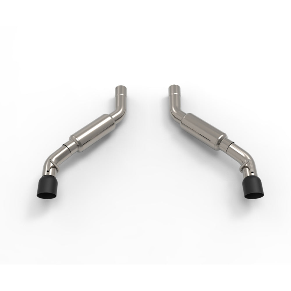 Kooks 2016 + Chevrolet Camaro SS LT1 3in Axle Back Exhaust System w/ Mufflers and Dual Black Tips 22606210