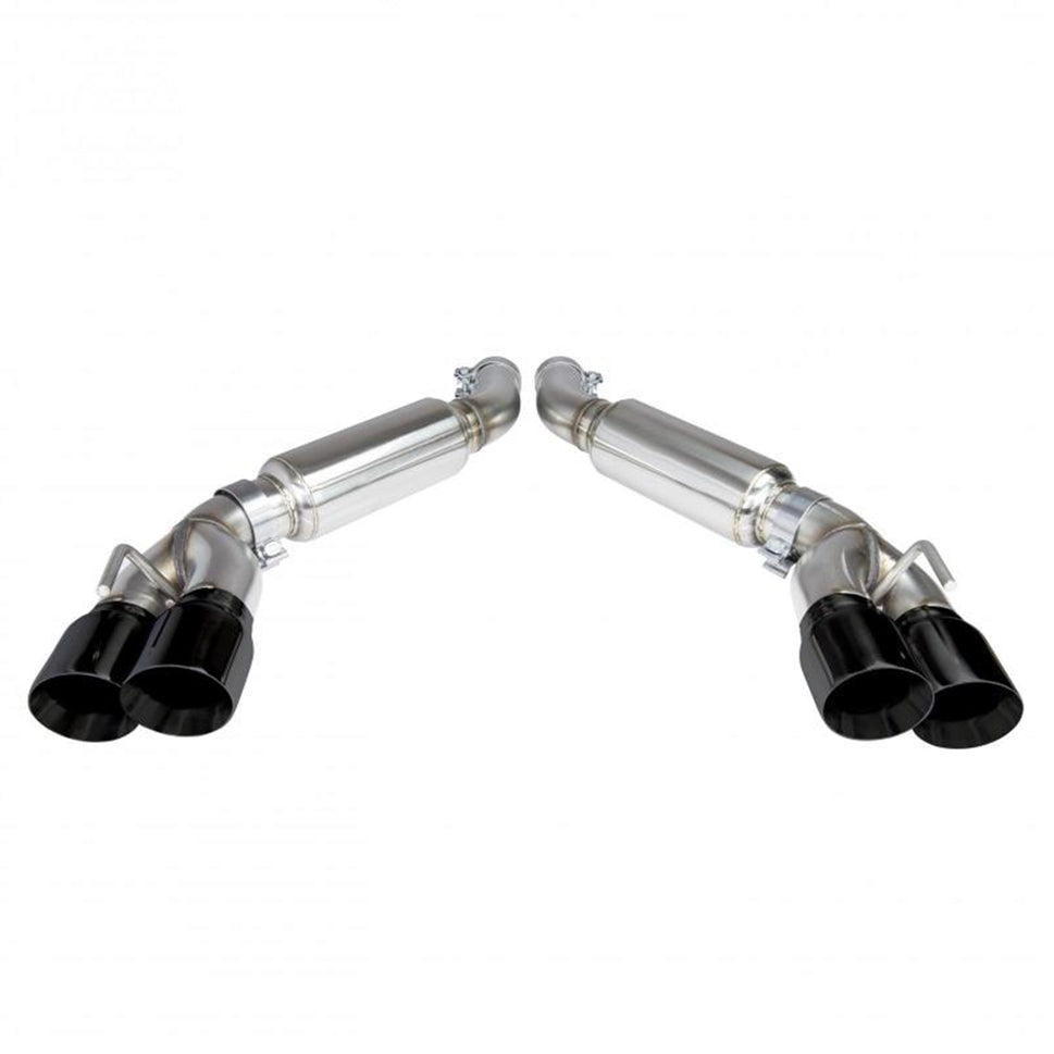 Kooks 2016 + Chevrolet Camaro SS LT1 3in Axle Back Exhaust System w/ Mufflers and Black Quad Tips 22606260