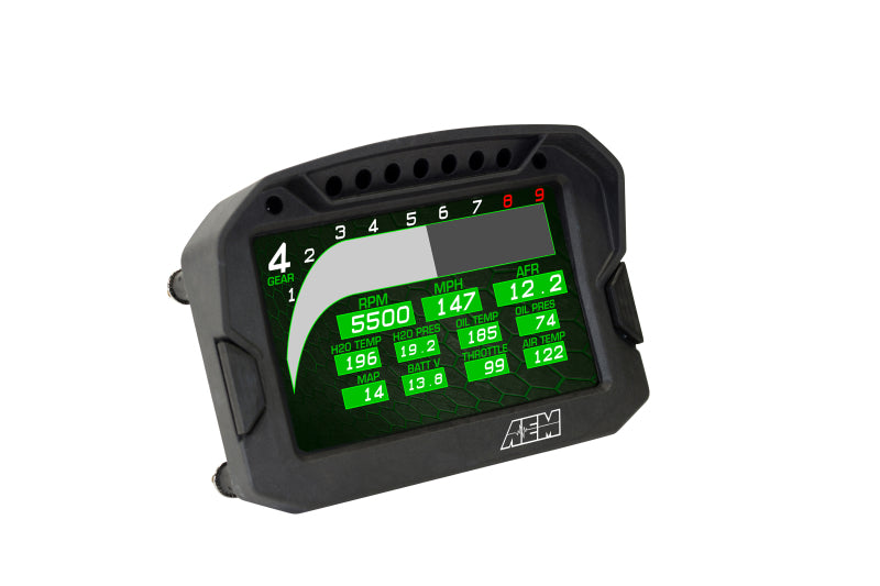 AEM CD-5G Carbon Digital Dash Display w/ Interal 10Hz GPS & Antenna AEM Gauges