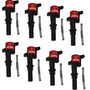 Granatelli 05-08 Ford 4.6L/5.4L 3V Hot Street Coil Packs - Black (Set of 8) Granatelli Motor Sports Ignition Coils - Upgrade