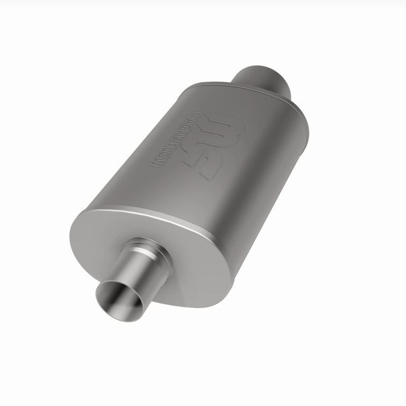 MagnaFlow Muffler W/Tip Mag SS 14X5X8 2.25/4. Magnaflow Muffler