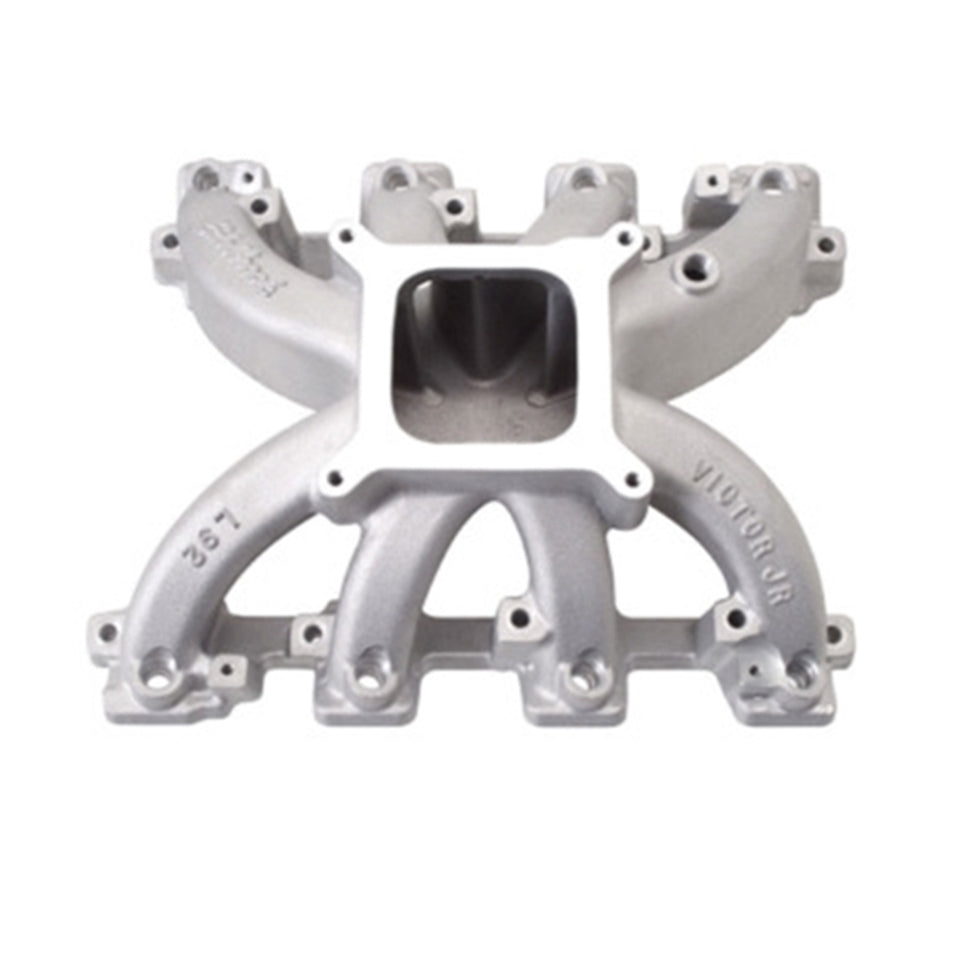 Edelbrock Intake Manifold, Victor JR. L76 / L92 / LS3 Competition EFI Flange Single Plane Aluminum GM LS-Series 28455