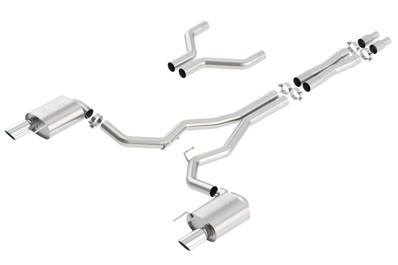 Borla Atak Cat-Back 15-17 Ford Mustang GT 5.0L V8 MT/AT 3in pipe 4in tip Borla Catback