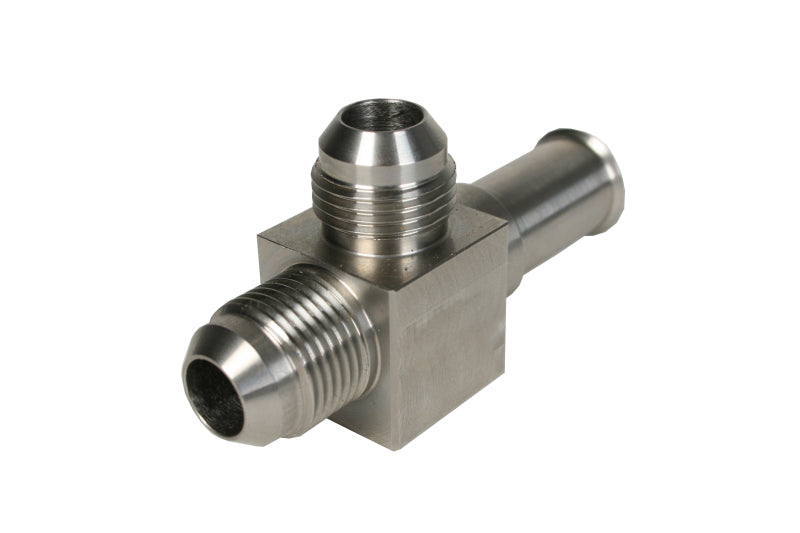 Aeromotive SS Coupler to Convert Ford OE Fuel line (86-06) to Dual -8 AN Male Ports Aeromotive Fittings