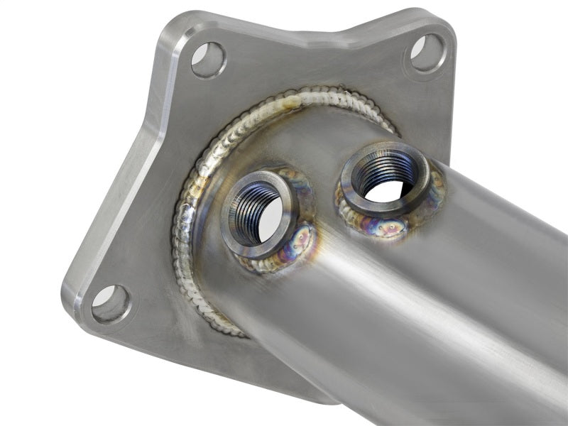 aFe Twisted Steel Down-Pipe Catted 13-16 Cadillac ATS L4-2.0L (t) aFe Downpipes