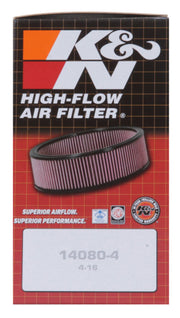 K&N Custom Racing Assembly - Round Tapered - Red 1.375in Neck Flange - 2.25in Over Height K&N Engineering Carburetor Air Cleaners