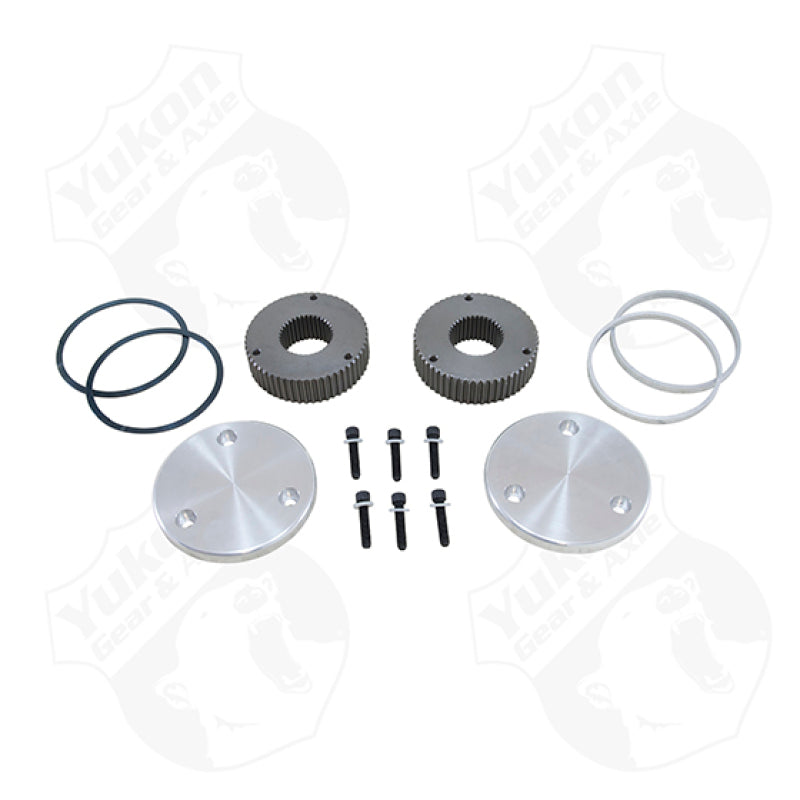 Yukon Gear Hardcore Drive Flange Kit For Dana 60 / 35 Spline Outer Stubs. Non-Engraved Caps Yukon Gear & Axle Differential Install Kits