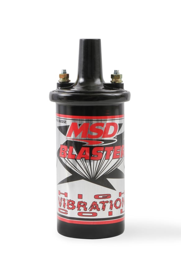 MSD Ignition Coil - Blaster Series - High Vibration - Black 8222 MSD Autoparts