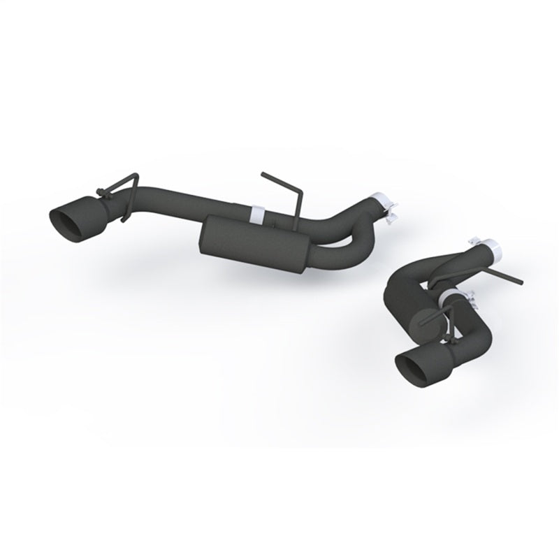 MBRP 16-19 Chevrolet Camaro 2.5in Black Coated Non NPP Axle Back Exhaust System - 4in Dual Wall Tips MBRP Axle Back
