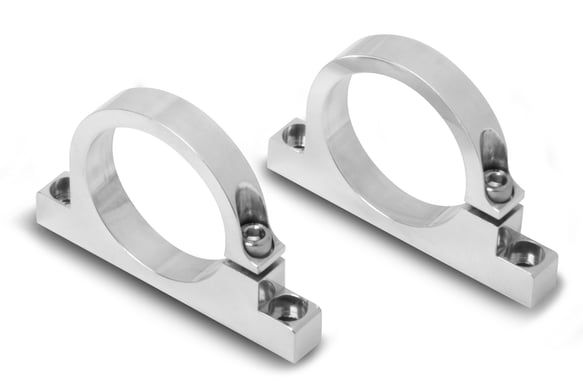 Polished Mounting Bracket for HP and VR Series Billet Fuel Filters 162-574S HOLLEY Autoparts