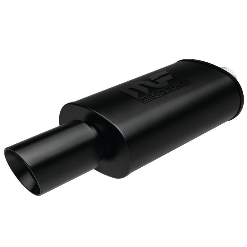MagnaFlow Muffler with Tip Mag Blk 14x5x8 2.25/4 Magnaflow Muffler