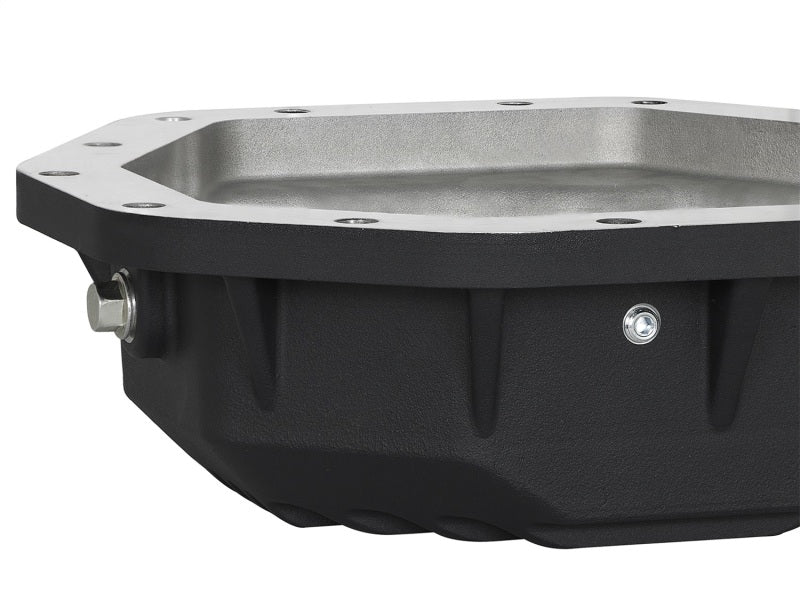 aFe Power Pro Ser Rear Diff Cover Black w/Mach Fins 2017 Ford Diesel Trucks V8-6.7L(td) Dana M275-14 aFe Diff Covers