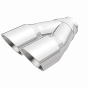 MagnaFlow Double Wall 3in Dual Round Polished Tip 2.25in Inlet Magnaflow Catalytic Converter Universal