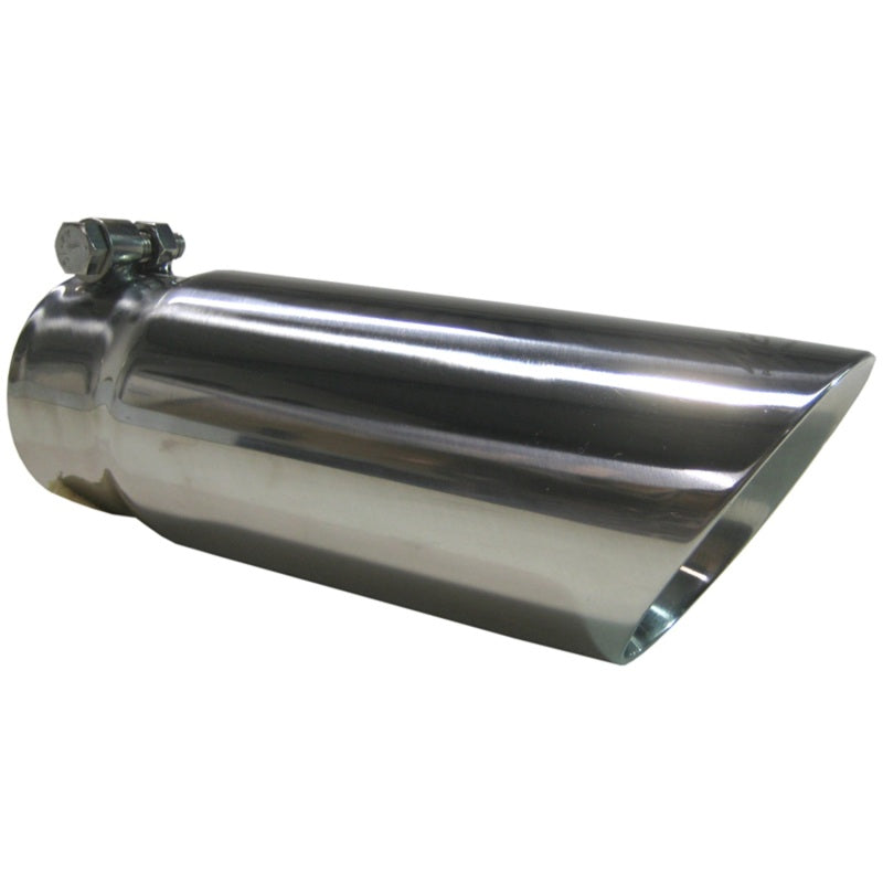 MBRP Universal Tip 3in O.D. Dual Wall Angled End 3 inlet 12 length MBRP Steel Tubing