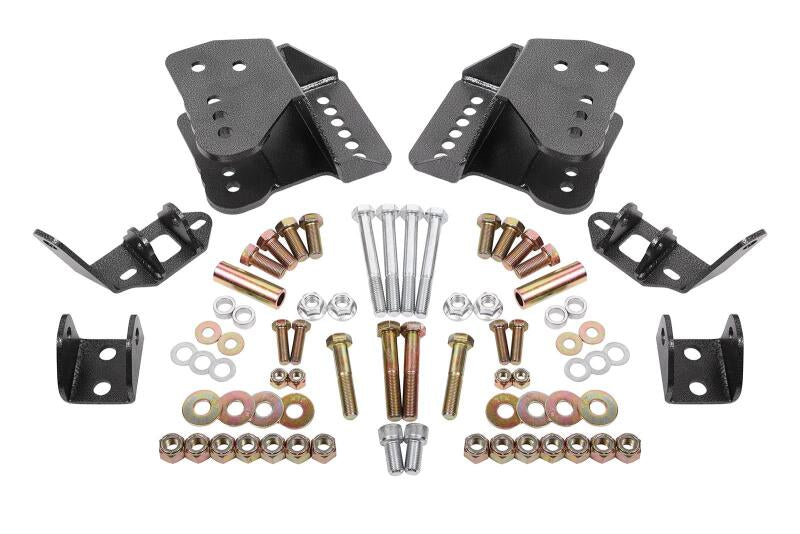 BMR 78-87 G-Body Rear Coilover Conversion Kit - Black Hammertone BMR Suspension Coilover Components