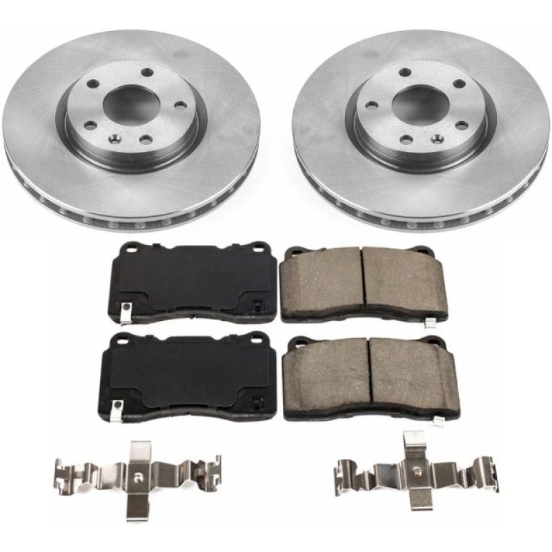 Power Stop 15-19 Chevrolet Corvette Front Autospecialty Brake Kit PowerStop Brake Kits - OE