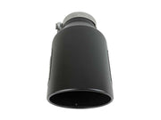 aFe Power Universal 5in Inlet 8in Outlet MACH Force-XP Clamp-On Exhaust Tip - Black aFe Tips