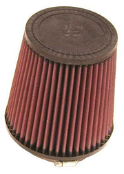 K&N Filter Universal Rubber Filter Round Tapered 4.5in Flange 5.875in Base 4.5 inch Top 6in Height K&N Engineering Air Filters - Universal Fit