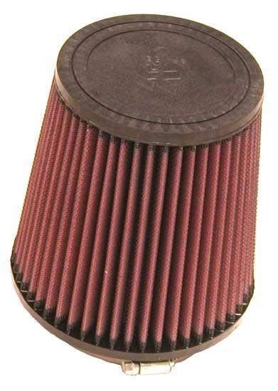K&N Filter Universal Rubber Filter Round Tapered 4.5in Flange 5.875in Base 4.5 inch Top 6in Height K&N Engineering Air Filters - Universal Fit