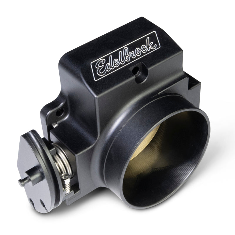 Edelbrock EFI Throttle Body Pro-Flo XT 90mm Black Mat Anodized Finish Edelbrock Throttle Bodies