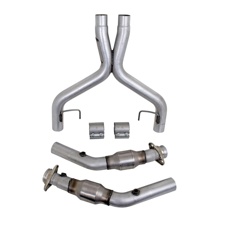BBK 05-10 Mustang 4.6 GT High Flow X Pipe With Catalytic Converters - 2-3/4 BBK Catback