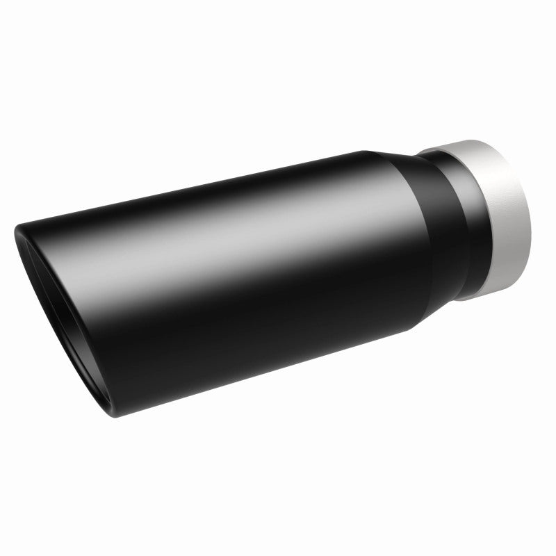 MagnaFlow Tip Stainless Black Coated Single Wall Round Single Outlet 5in Dia 4in Inlet 13in L Magnaflow Catalytic Converter Universal