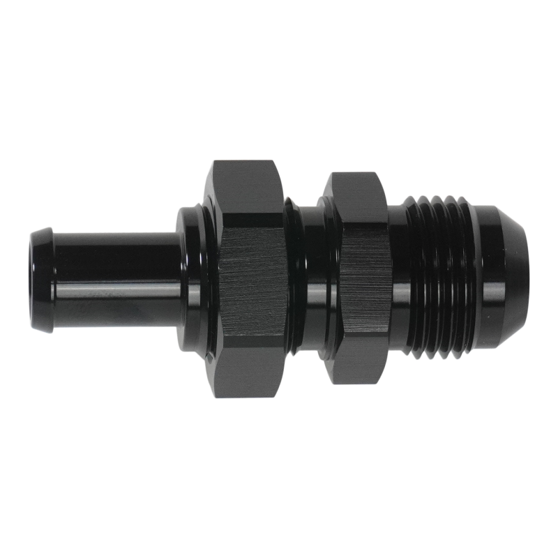 DeatschWerks 10AN Male Flare Bulkhead to 1/2in Hose Barb Straight DeatschWerks Fuel Components Misc