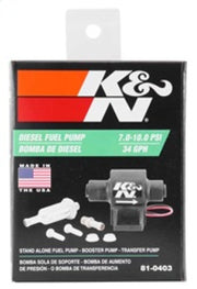 K&N Performance Electric Fuel Pump 9-11.5 PSI Diesel K&N Engineering Fuel Pumps