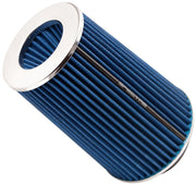 Spectre Adjustable Conical Air Filter 9-1/2in. Tall (Fits 3in. / 3-1/2in. / 4in. Tubes) - Blue Spectre Air Filters - Universal Fit
