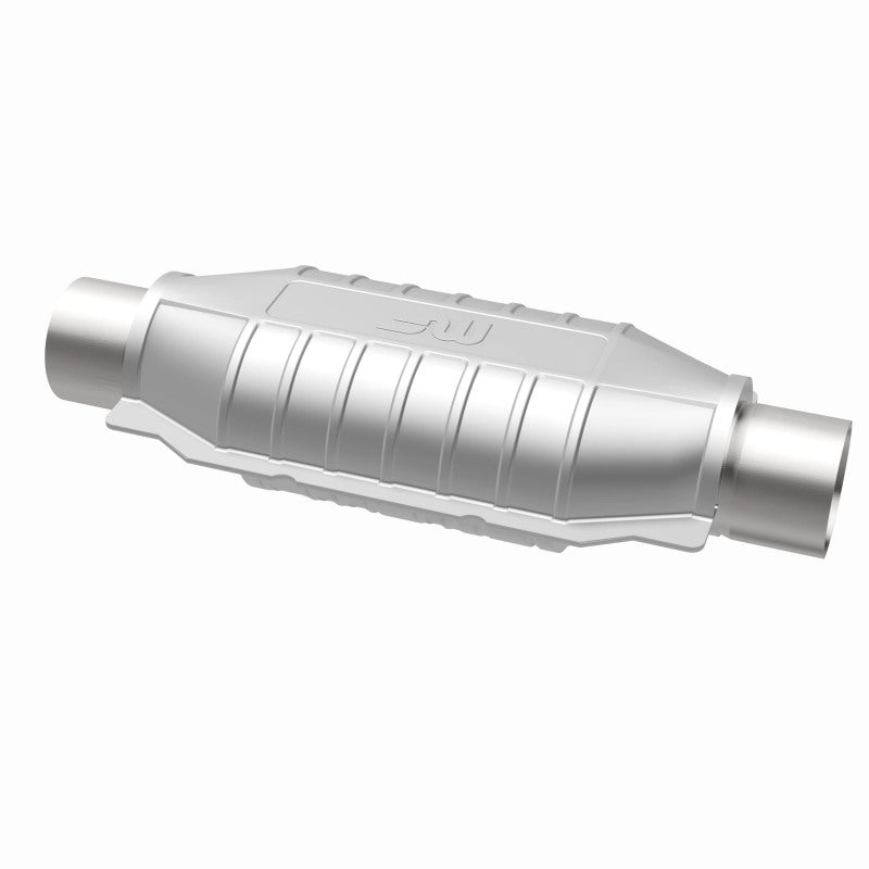 MagnaFlow Univ Cat Conv 2.25in Inlet/Outlet Ctr/Ctr Oval 12in Body L x 6.5in W x 16in Overall L Magnaflow Catalytic Converter Universal