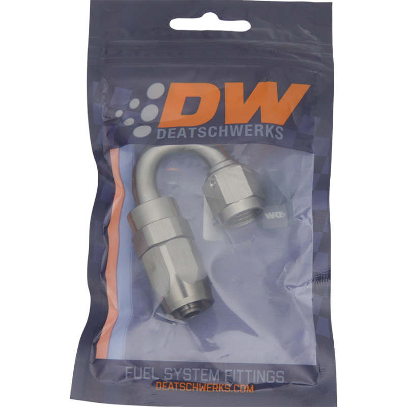 DeatschWerks 6AN Female Swivel 180-Degree Hose End CPE DeatschWerks Fittings