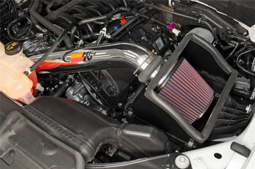 K&N 15 Ford F150 5.0L V8 F/I High Flow Performance Intake Kit K&N Engineering Cold Air Intakes