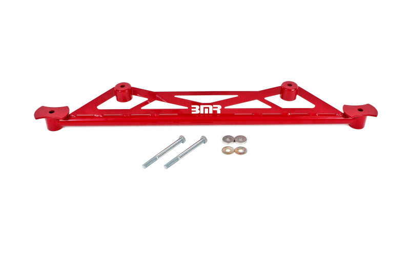 BMR 16-17 6th Gen Camaro Rear Of Rear Cradle Brace - Red BMR Suspension Chassis Bracing