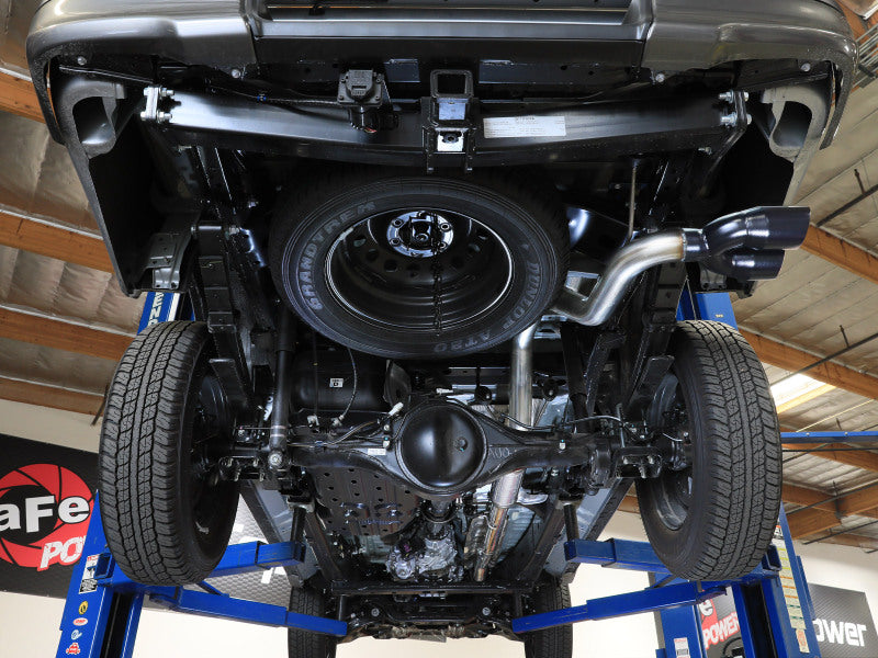 aFe 15-26 Toyota Hilux L4-2.4/2.8L (td) Vulcan Series 3in SS Rear-Side Exit Exhaust w/ Black Tip aFe Catback