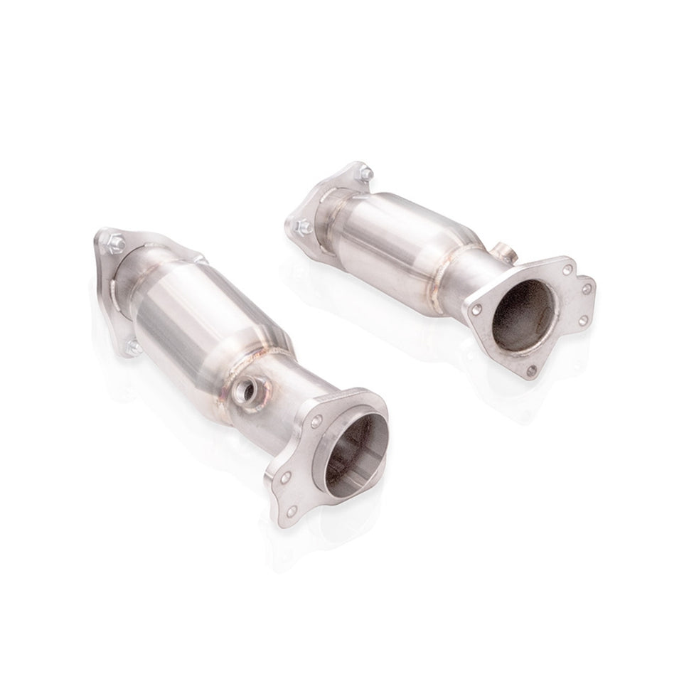 Stainless Works 20-21 Chevrolet Corvette C8 6.2L High-Flow Catted Midpipe Kit 3in C8CATLDS