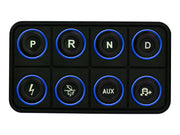 AEM EV 8 Button Keypad CAN Based Programmable Backlighting AEM Programmer Accessories