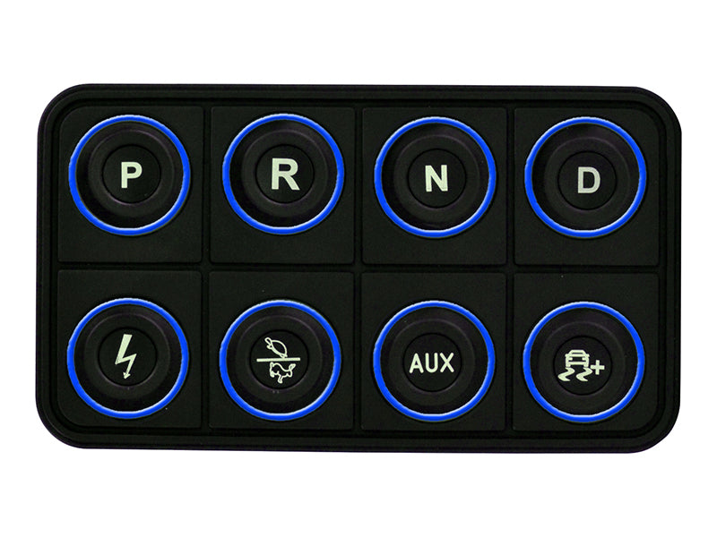 AEM EV 8 Button Keypad CAN Based Programmable Backlighting AEM Programmer Accessories