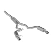 MBRP 15-18 Ford Mustang EcoBoost 2.3L Alum 3in Cat Back Dual Split Rear Exit (Street Version) MBRP Catback