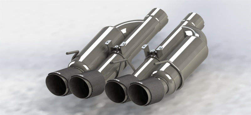 Kooks 09-13 Chevrolet Corvette Z06/ZR1 3in. Valved Axle-Back Exhaust w/ SS Tips Kooks Headers Axle Back