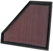 K&N Replacement Panel Air Filter 12.313in OS L x 10.313in OS W x 1.188in H for 13-14 Cadillac ATS K&N Engineering Air Filters - Drop In