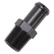 Edelbrock Hose End Straight 1/2In NPT to 5/8In Barb Black Anodize Edelbrock Fittings