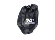 K&N Black Drycharger Round Tapered Air Filter Wrap 5in Top ID / 7.5in Base ID / 8in Height K&N Engineering Pre-Filters