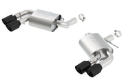 Borla 2016-2017 Chevrolet Camaro SS AT/MT S-Type Rear Section Exhaust w/o Dual Mode Ceramic Black Borla Axle Back