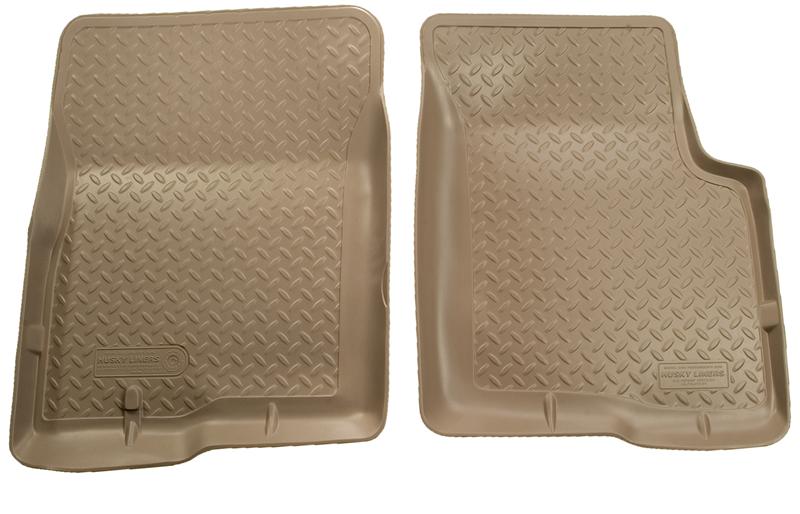 Husky Liners 98-02 Ford Expedition/Lincoln Navigator Classic Style Tan Floor Liners Husky Liners Floor Mats - Rubber